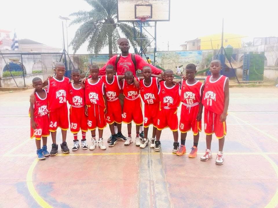 Wide shot of the academy facilities